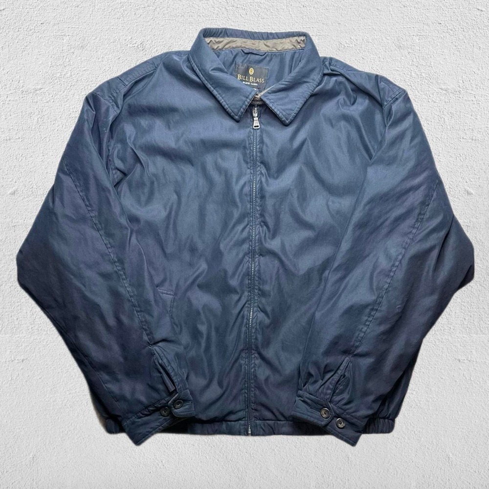 Vintage 90s Bill Blass‎ Black Label Harrington Bomber Jacket XXL